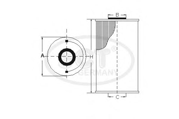 Фильтр топливный SCT SC 7002