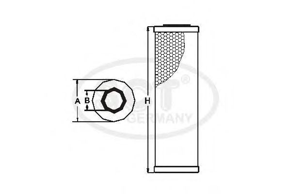 Фильтр масляный SCT SH 435 P