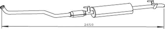 Глушитель DINEX 56317