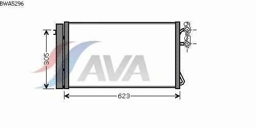 Радиатор кондиционера AVA QUALITY COOLING BWA5296