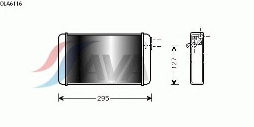 Радіатор опалення AVA QUALITY COOLING OLA6116