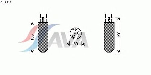 Осушитель кондиционера AVA QUALITY COOLING RTD364