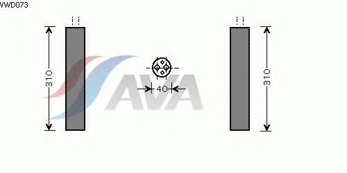 Осушитель кондиционера AVA QUALITY COOLING VWD073