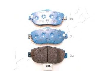Тормозные колодки ASHIKA 50-02-207