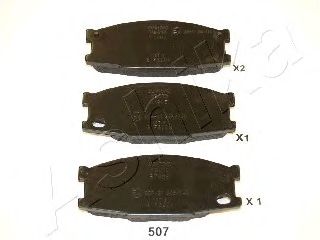 Тормозные колодки ASHIKA 50-05-507