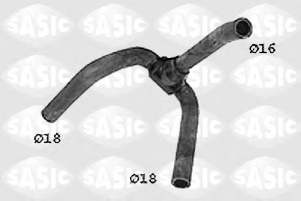 Шланг радиатора SASIC SWH4272