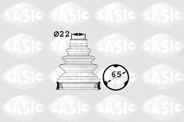 Комплект пыльника ШРУСа SASIC 1906018