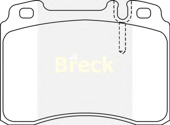 Тормозные колодки BRECK 21153 00 701 20