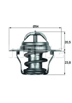 Термостат MAHLE ORIGINAL TX 14 87D