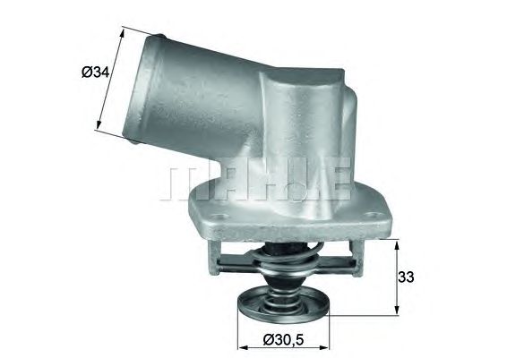 Термостат MAHLE ORIGINAL TI 132 92D
