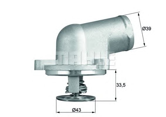 Термостат MAHLE ORIGINAL TI 207 87D