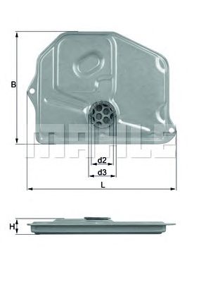 Фильтр АКПП MAHLE ORIGINAL HX 45