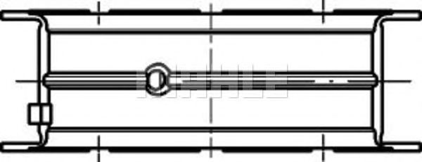 Вкладыши коренные MAHLE ORIGINAL 081 HS 19400 025
