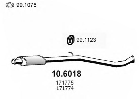 Резонатор ASSO 10.6018