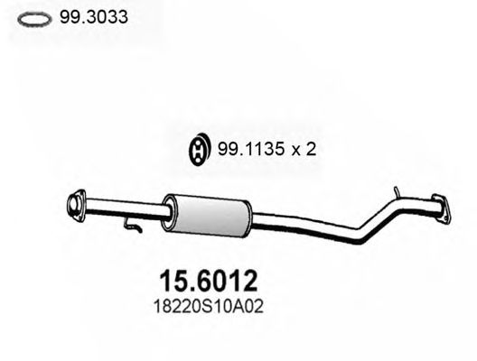 Резонатор ASSO 15.6012