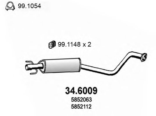 Резонатор ASSO 34.6009