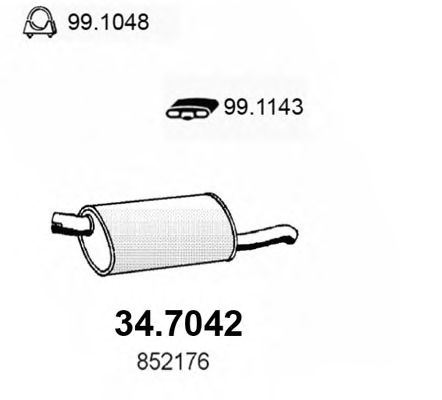 Глушник ASSO 34.7042