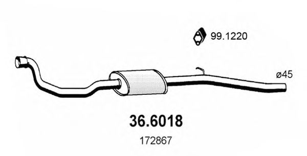 Резонатор ASSO 36.6018