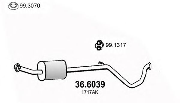 Резонатор ASSO 36.6039