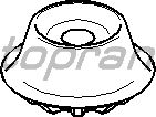 Опорное кольцо, опора стойки амортизатора TOPRAN 112 142