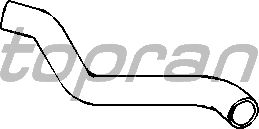 Шланг радиатора TOPRAN 501 565