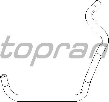 Шланг радиатора TOPRAN 501 260