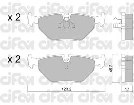 Тормозные колодки CIFAM 822-180-0