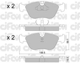 Тормозные колодки CIFAM 822-182-0