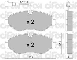 Тормозные колодки CIFAM 822-671-4