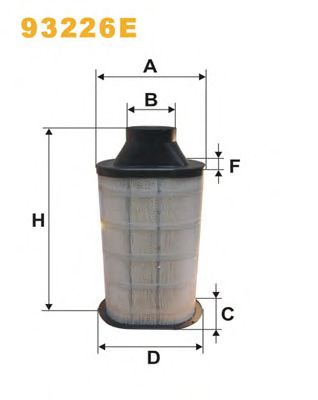 Воздушный фильтр WIX FILTERS 93226E