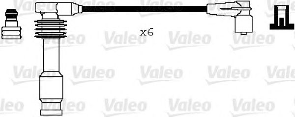 Комплект высоковольтных проводов VALEO 346089