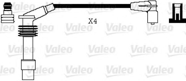 Комплект високовольтних проводів VALEO 346074