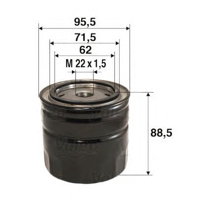 Масляный фильтр VALEO 586097