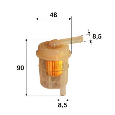 Топливный фильтр VALEO 587048