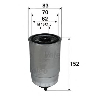 Топливный фильтр VALEO 587741