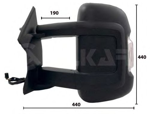 Зеркало заднего вида ALKAR 9276922