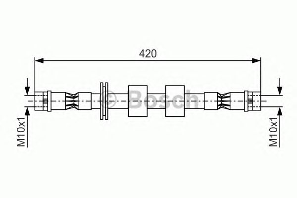 Тормозной шланг BOSCH 1 987 476 414
