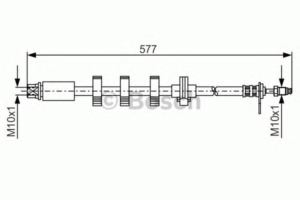 Тормозной шланг BOSCH 1 987 476 810