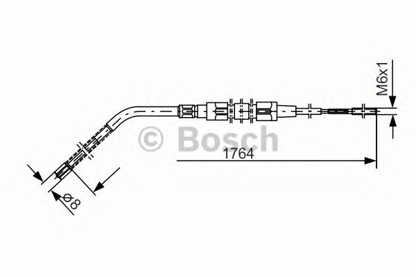 Трос ручника BOSCH 1 987 477 181