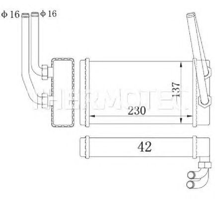 Радіатор опалення THERMOTEC D6G009TT