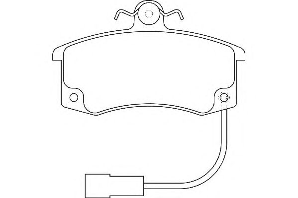 Тормозные колодки WAGNER WBP23671A