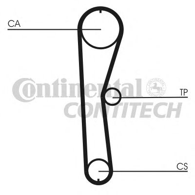 Ремень ГРМ CONTITECH CT824