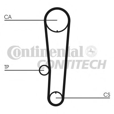 Ремінь ГРМ CONTITECH CT1017