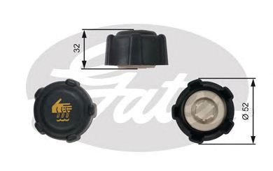 Пробка расширительного бачка GATES RC223