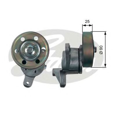 Натяжной ролик поликлинового ремня GATES T39154