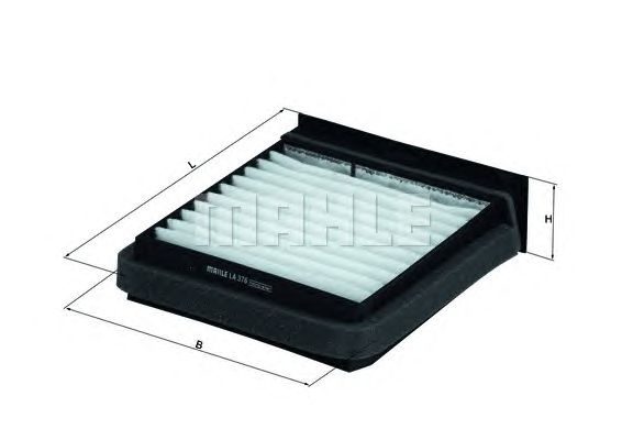 Фильтр салона KNECHT LA 376