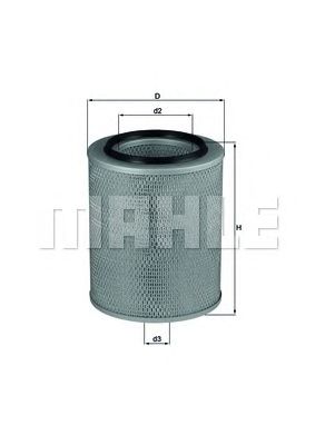 Воздушный фильтр KNECHT LX 562