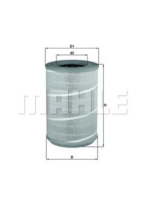 Воздушный фильтр KNECHT LX 604/1