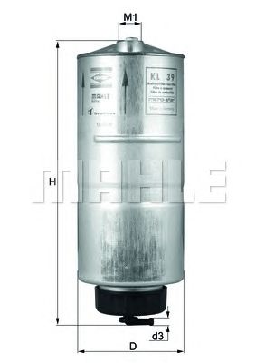 Топливный фильтр KNECHT KL 39