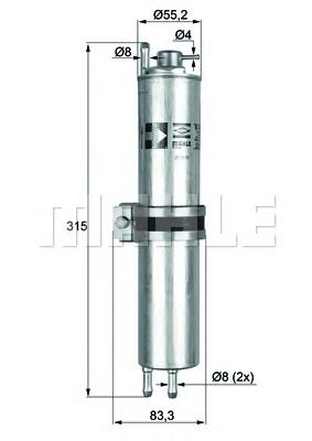 Топливный фильтр KNECHT KLH 12